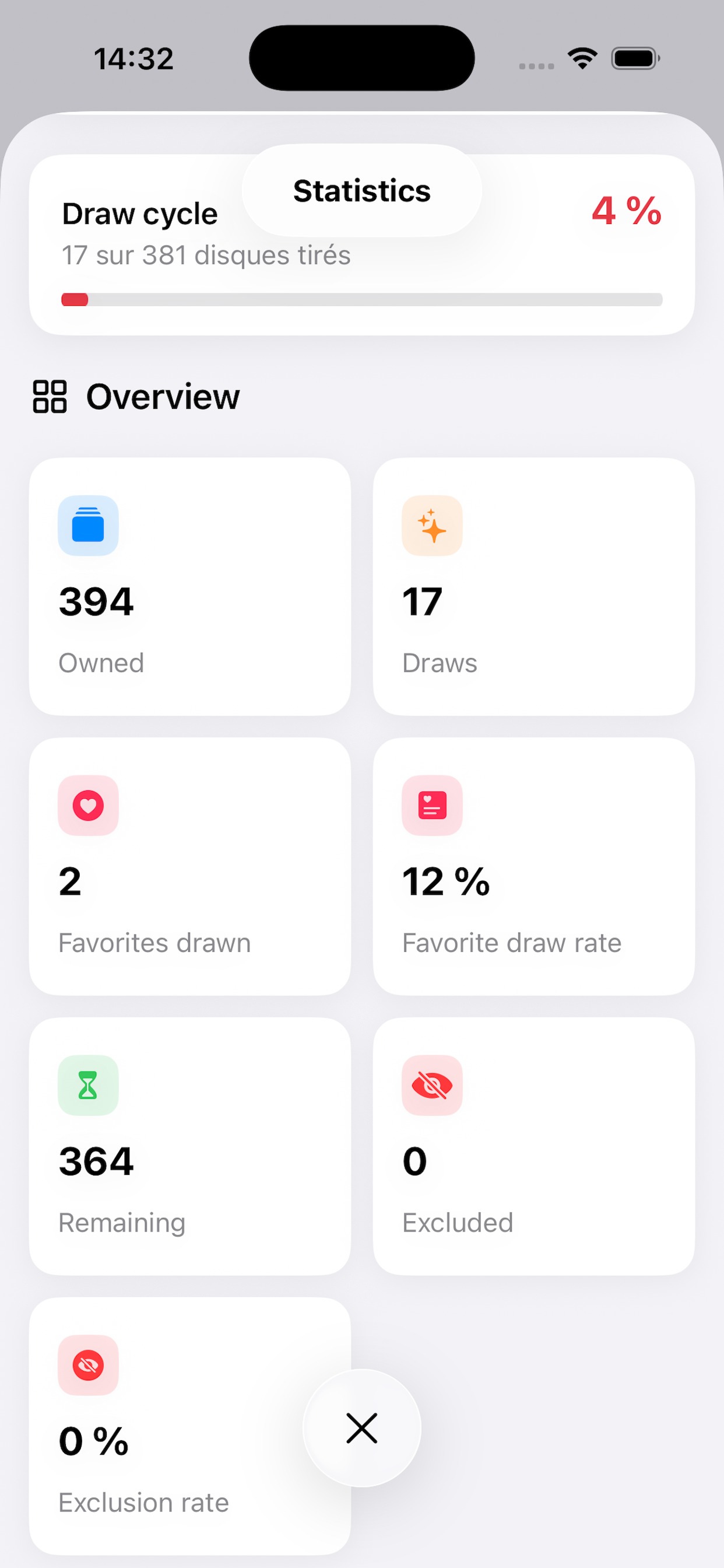 Statistics - Record Picker