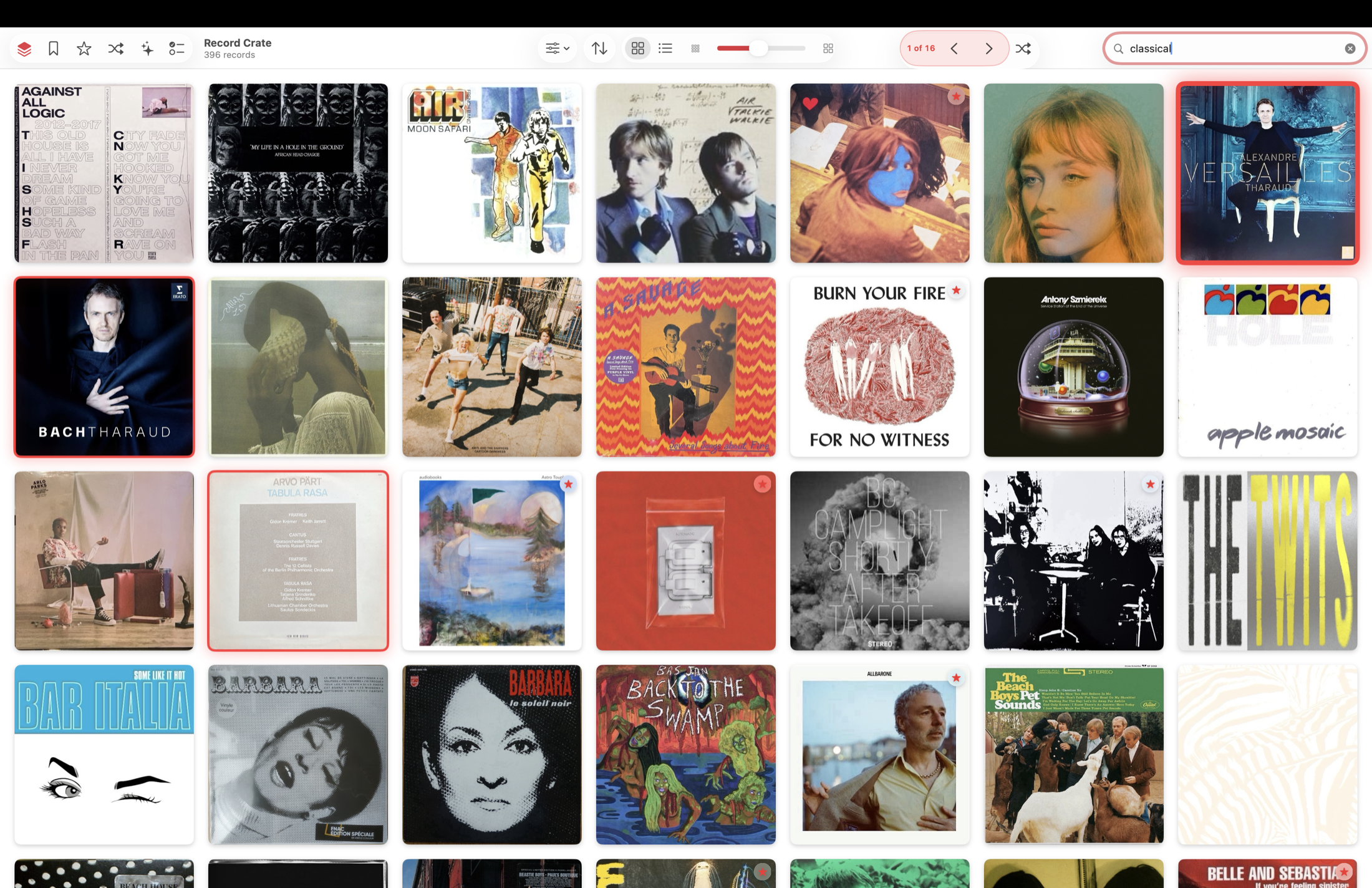 Record Picker for Mac record crate with enhanced search